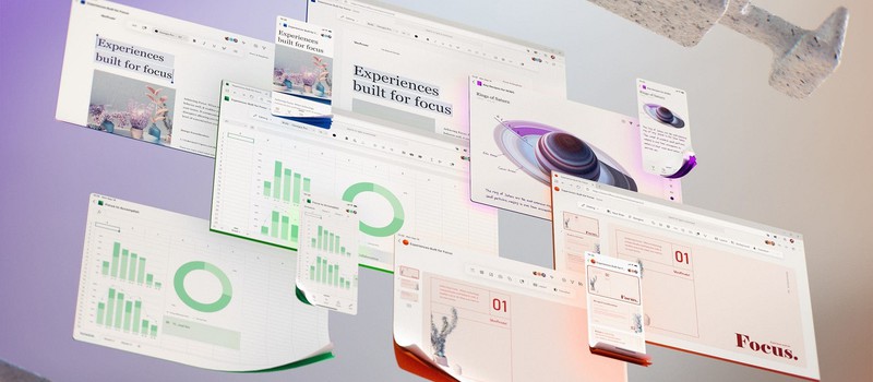 Microsoft показала концепт будущего дизайна Office