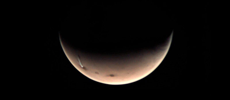 На Марсе в очередной раз появилось огромное ледяное облако