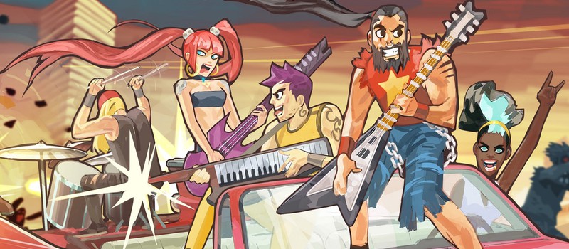 Постапокалиптический ритм-шутер Double Kick Heroes выйдет из раннего доступа 13 августа