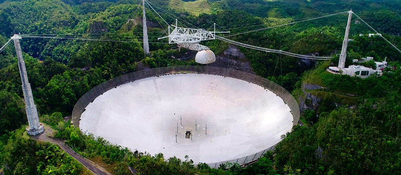 300-метровый радиотелескоп Аресибо получил серьезные повреждения