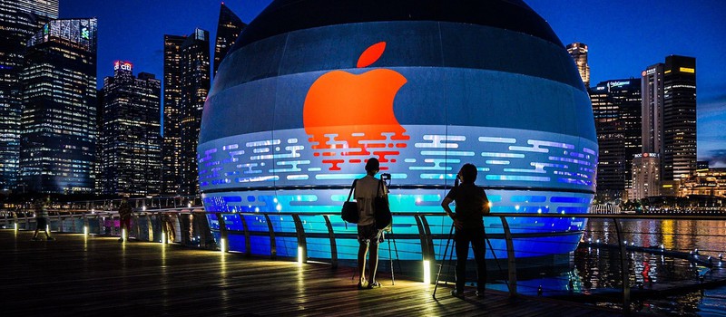Apple откроет свой первый плавучий магазин в Сингапуре