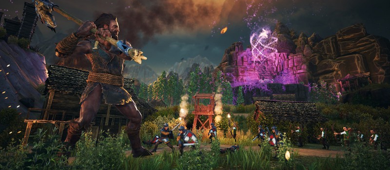 Средневековый гигант сносит деревни и убивает людей в трейлере и геймплее необычного экшена Giants Uprising