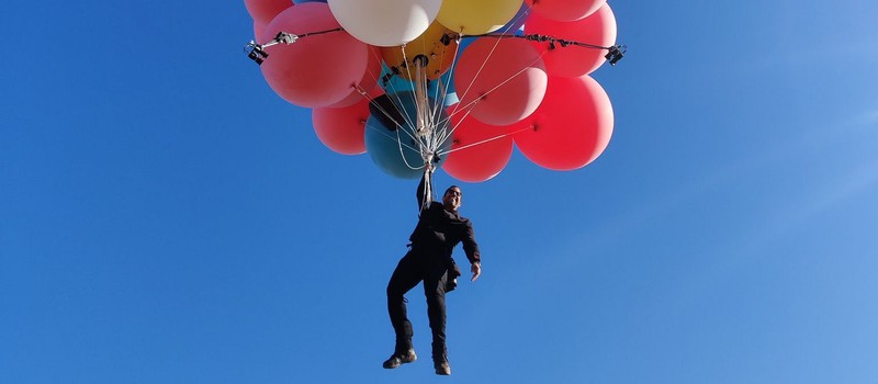 Час полета и 10 лет подготовки — Дэвид Блейн поднялся в воздух на воздушных шарах