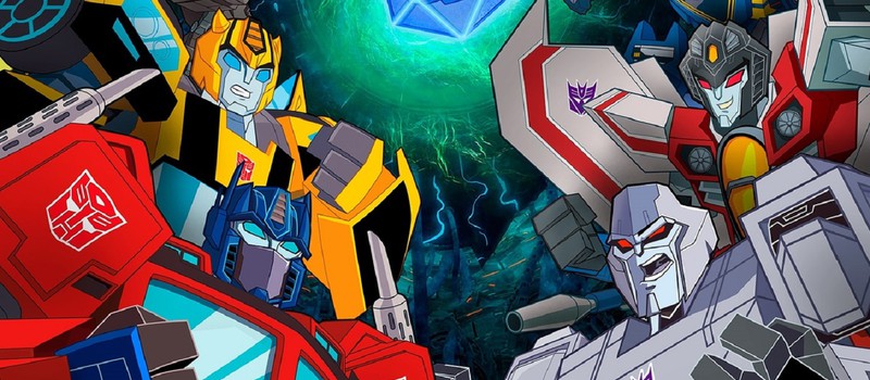 Бамблби против десептиконов в стартовом геймплее Transformers: Battlegrounds