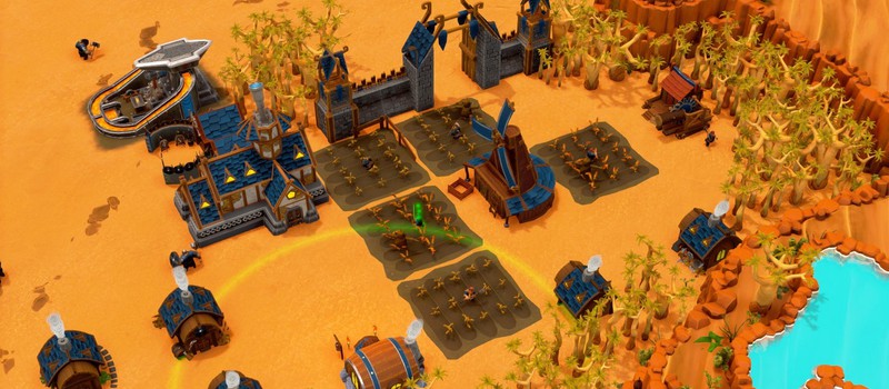 Строительство, добыча ресурсов и война гномов в релизном трейлере ранней версии стратегии DwarfHeim