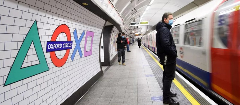 Sony провела ребрендинг лондонского метро в стиле PlayStation