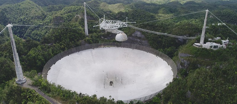 В Аресибо обрушился второй по величине в мире радиотелескоп
