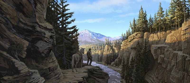 Новые концепт-арты Red Dead Redemption 2: ранний образ Артура Моргана и Дикий Запад
