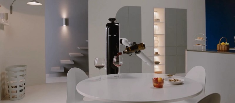 CES 2021: Samsung показала робота, который прибирается и наливает вино