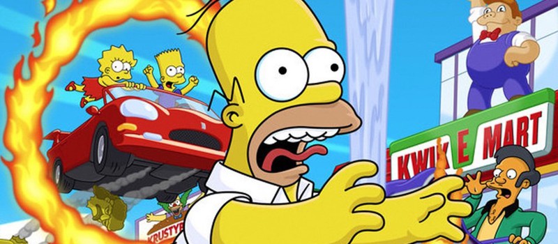 Simpsons Hit & Run получила мод, объединяющий уровни в один открытый мир