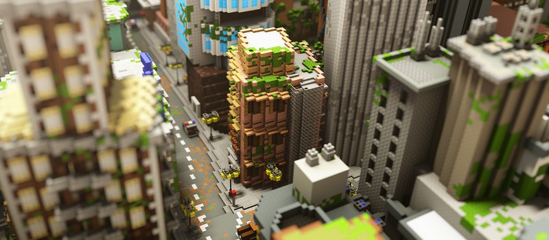 Mojang выпустила карту экологически гармоничного города для Minecraft
