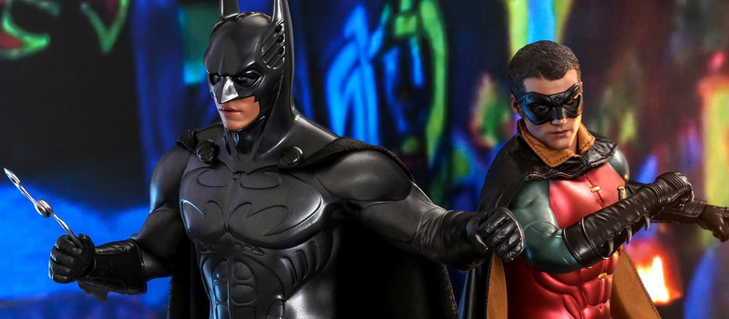 Hot Toys показала фигурки Бэтмена и Робина по фильму "Бэтмен: Навсегда"