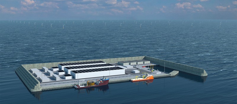 Дания построит в Северном море искусственный остров для распределения ветряной энергии