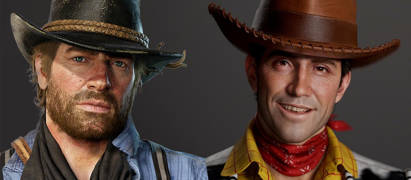 3D-художник делал реалистичного Вуди из "Истории игрушек", а получился Артур Морган из Red Dead Redemption 2