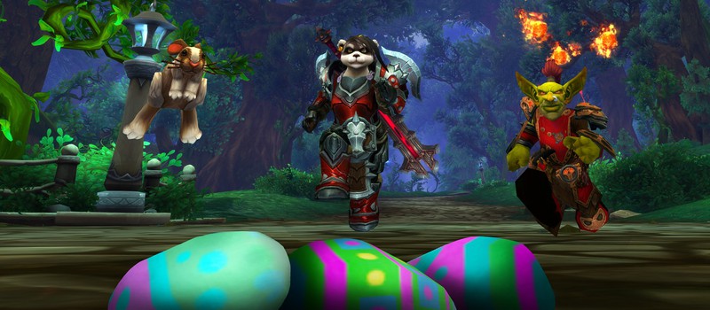 Игрок выполнил все задания пасхального ивента World of Warcraft, стоя на одном месте