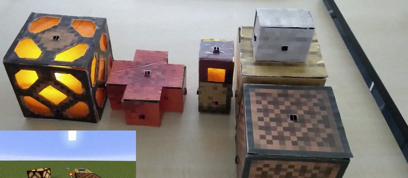 Фанаты Minecraft создали реальные блоки красного камня для выполнения разных функций