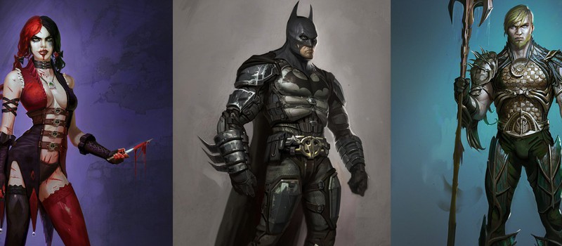 Art: мрачные персонажи Batman