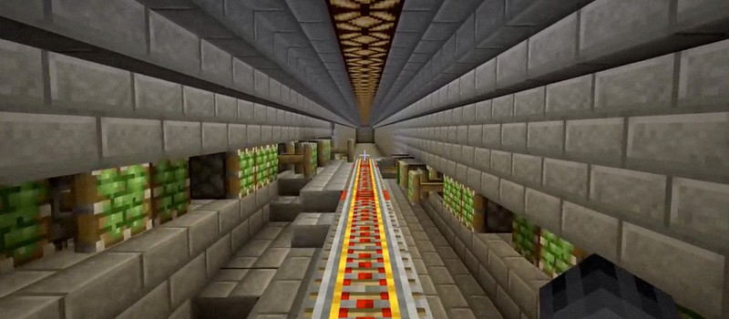 Игрок Minecraft создал самособирающуюся железную дорогу