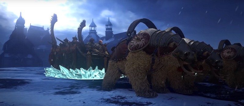 Боевые медвежьи сани в тизере Total War: Warhammer 3
