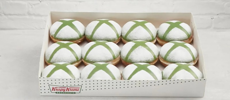 Сеть кофеен Krispy Kreme представила пончики с логотипом Xbox