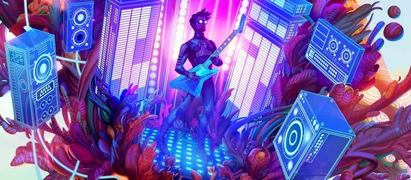 Приключения молодой рок-звезды в безумных мирах в геймплее The Artful Escape