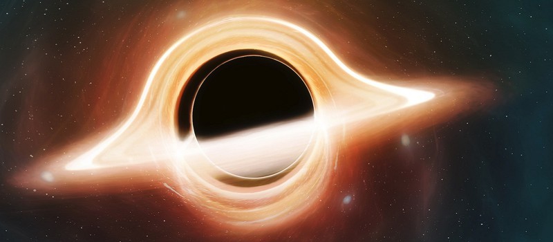 Ученые впервые обнаружили свет за черной дырой