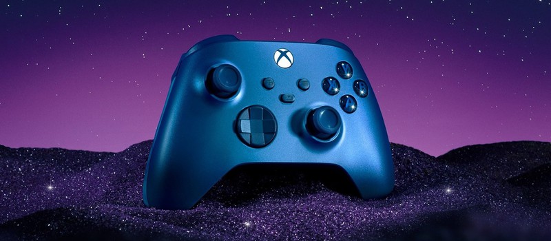 Microsoft анонсировала синий контроллер для Xbox с мерцающим эффектом