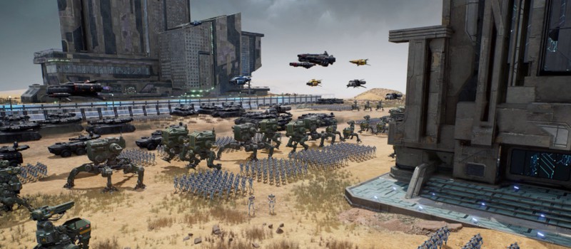 Строительство города и огромных армий роботов в трейлере стратегии City of Robots