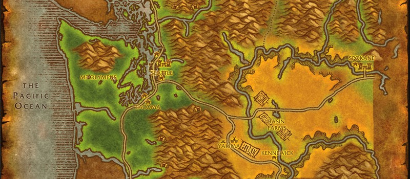 Фанат World of Warcraft продолжает рисовать карты американских штатов в стиле игры