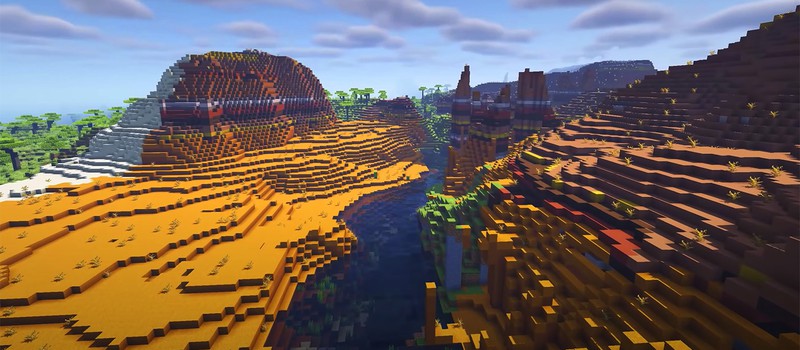 В новой тестовой версии Minecraft 1.18 появились улучшенные реки