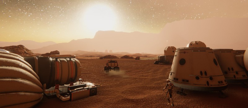 Терраформирование и развитие Марса в трейлере градостроительной стратегии Mars Colony Builder