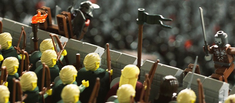 Битва за Хельмову Падь из LEGO