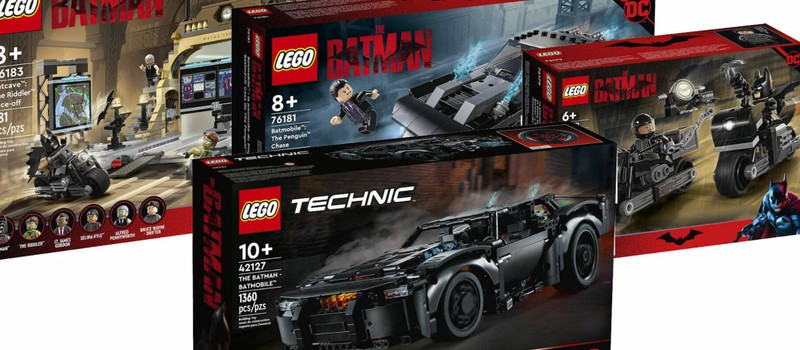 Представлены LEGO-наборы по "Бэтмену" с Робертом Паттинсоном, включая Бэтпещеру
