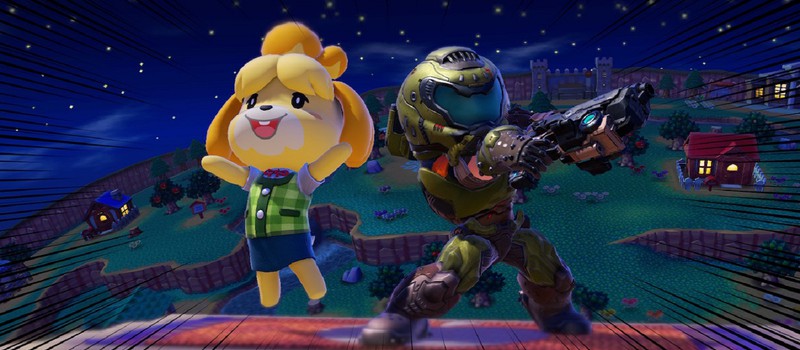 В Super Smash Bros. Ultimate добавили костюм Думгая — теперь Палач Рока наконец-то может затусить с Изабель