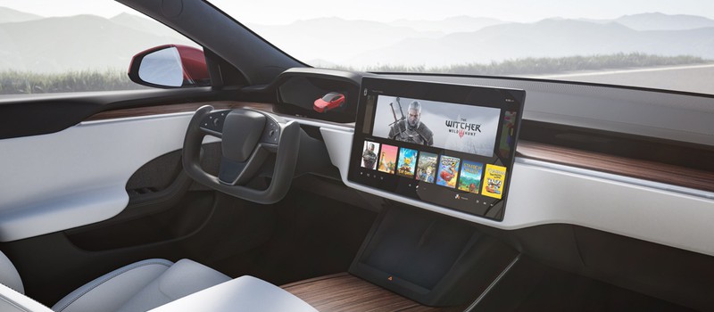 Автомобиль Tesla Model S оснащён игровым PC с AMD Zen 1+ и GPU Navi 23 на борту