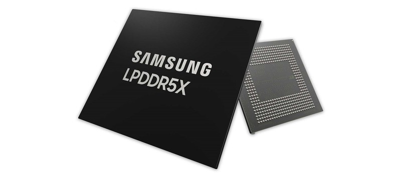 Samsung выпустит первую в индустрии мобильную память формата LPDDR5X
