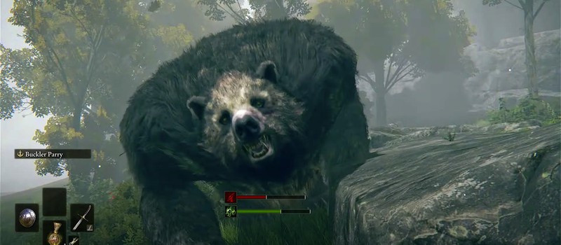 Игрок в Elden Ring вышел за границу карты и стал жертвой гигантского разъяренного медведя