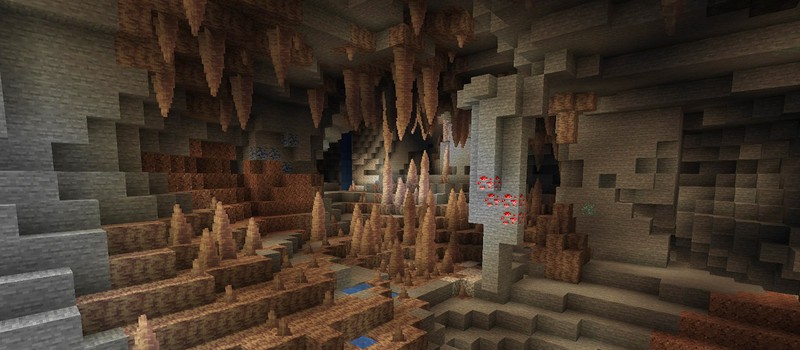 Как найти пещеры со сталактитами в Minecraft 1.18