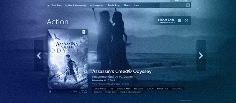 Обновление Steam Labs добавляет новые способы поиска интересных игр