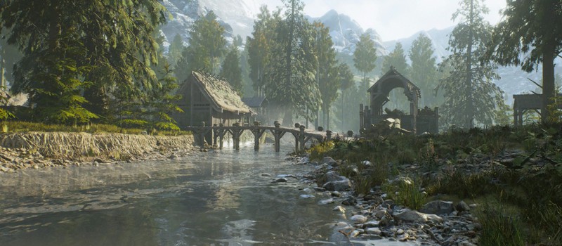 Посмотрите на Ривервуд из Skyrim на движке Unreal Engine 5