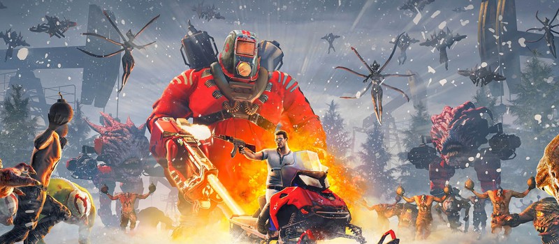 Снег, монстры и лихая стрельба в первом геймплее Serious Sam: Siberian Mayhem