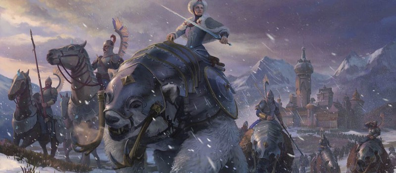 Царица Катарина против высшего демона Кхорна в геймплейном ролике Total War: Warhammer 3