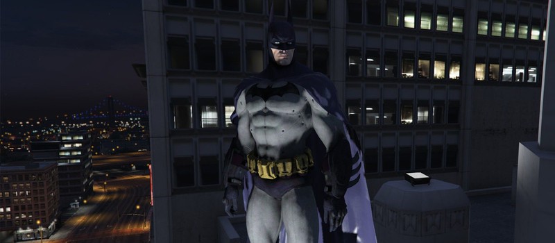 Впечатляющий мод для GTA 5 добавляет в игру Бэтмена из Arkham Asylum