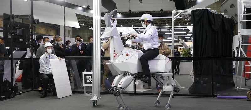 Корпорация Kawasaki представила робота-козла — на нем можно прокатиться