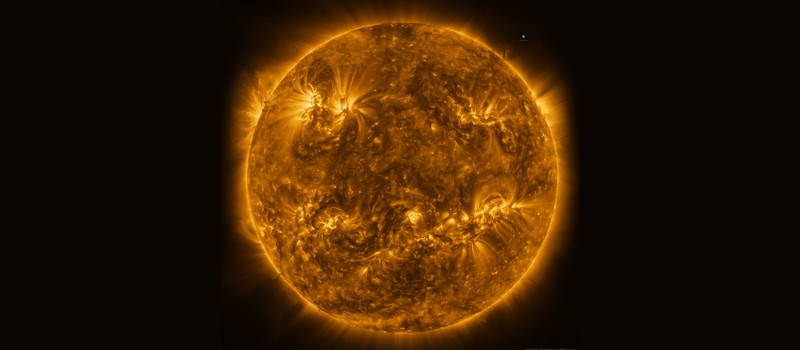 Вот как выглядит Солнце с расстояния в 75 миллионов километров