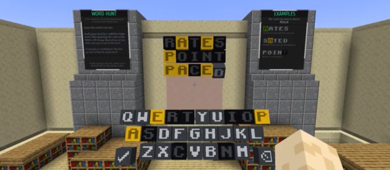 В Minecraft создали функциональный клон Wordle