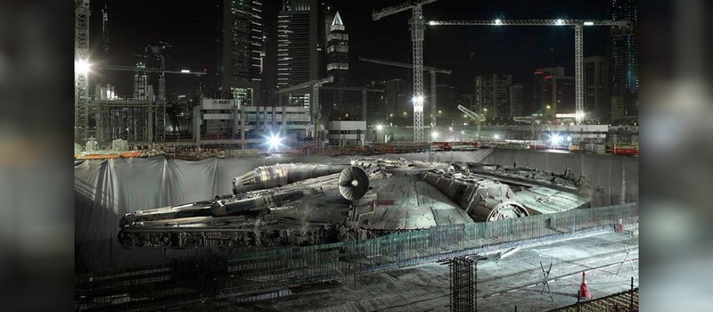 Для Star Wars: Episode VII построили полноразмерную копию Тысячелетнего Сокола