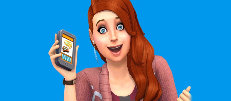 Maxis троллит игроков The Sims 4 пугающей девушкой с телефоном