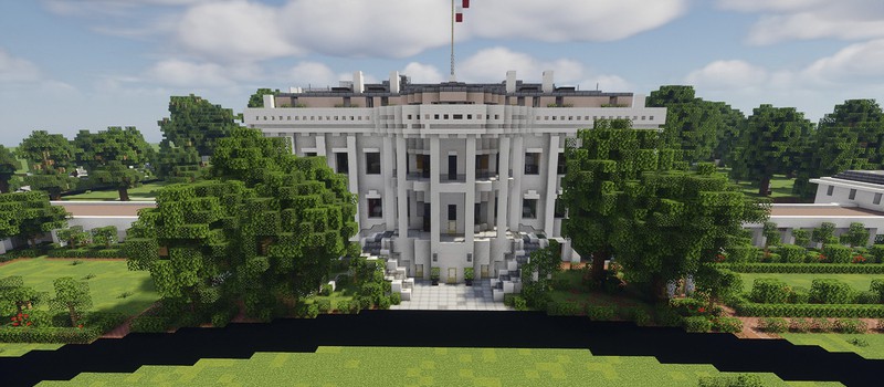 В Minecraft воссоздали Белый дом в масштабе 1:1