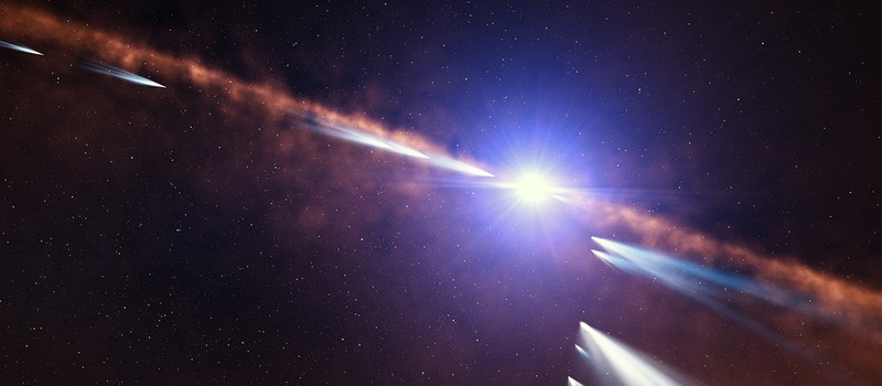 NASA обнаружила 30 экзокомет вокруг звезды Бета Живописца